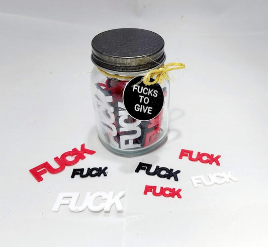 Jar of Fucks, adult stocking stuffer, fun gift